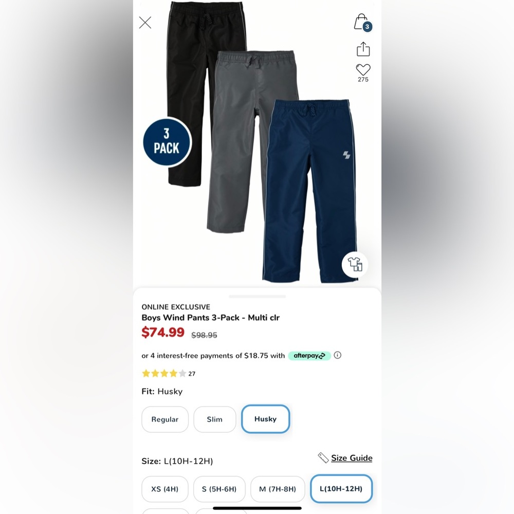 Boys pants 3